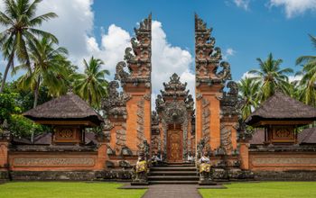 Balinese temple in Ubud.