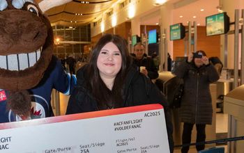 Air Canada partnered with the Air Canada Foundation to celebrate children and youth.