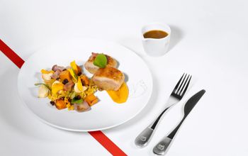 Boulud's La Premiere dish onboard Air France