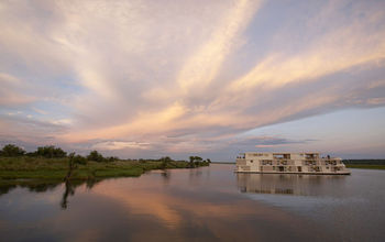 AmaWaterways Zambezi Queen on the Chobe River