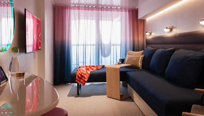 Cabin on Virgin Voyages
