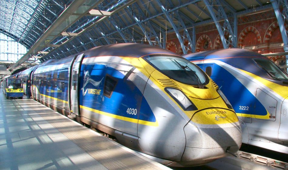 Eurostar, St. Pancras, London, Paris, Europe, rail