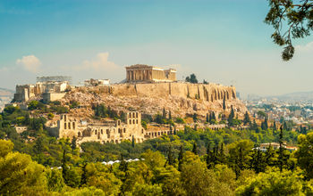 The Acropolis of Athens, Greece.
