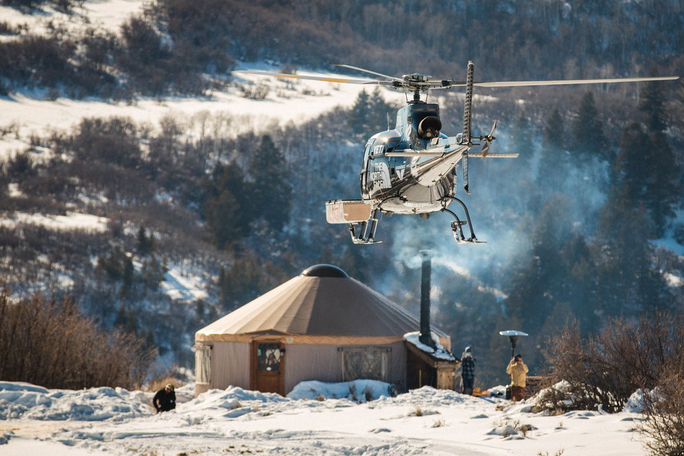 Heli-skiing is among the activities available at The Lodge at Blue Sky in Park City, Utah.