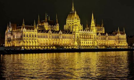 Hungarian Parliament Building in Budapest, christmas, budapest, hungary