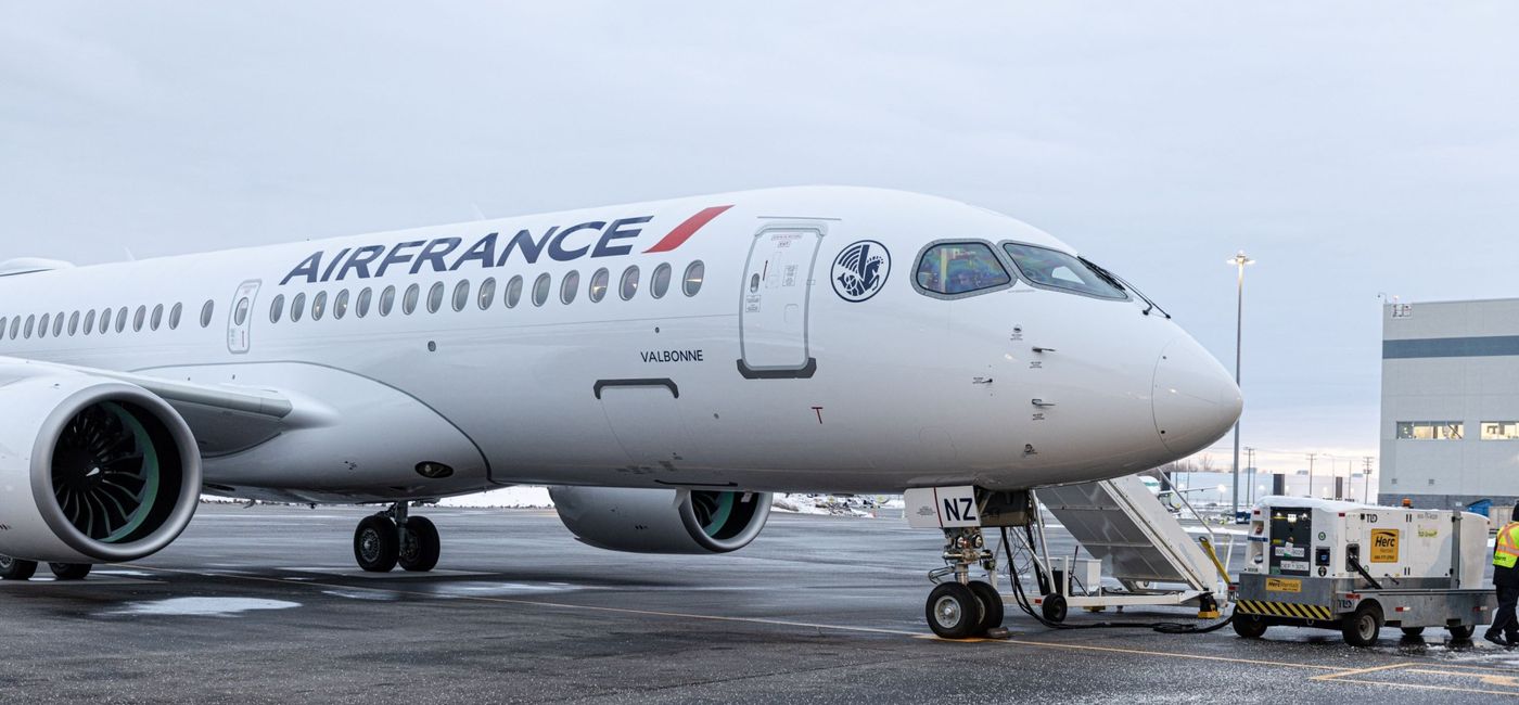 Image: Air France's Valbonne Airbus A220 (Photo Credit: Air France)
