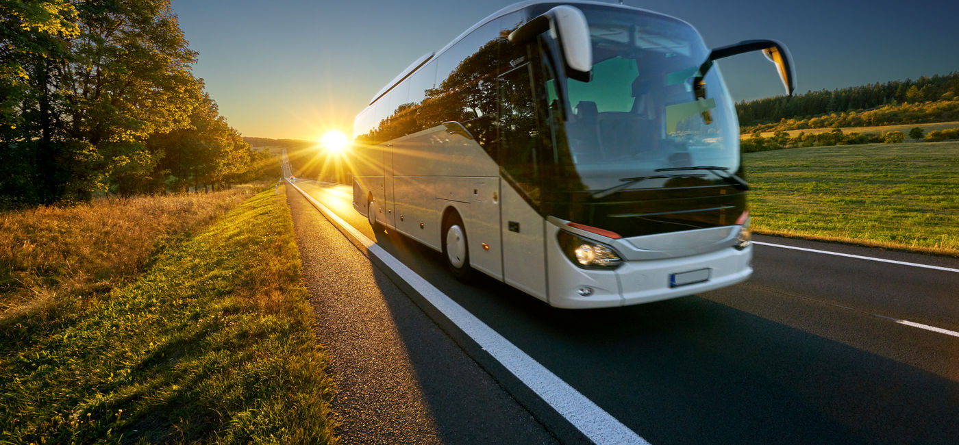 Image: Bus ready for the holidays. (Photo Credit: am / Adobe Stock)