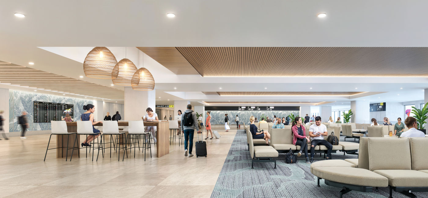 Image: Hawaiian Airlines new terminal (Photo Credit: Courtesy Hawaiian Airlines)