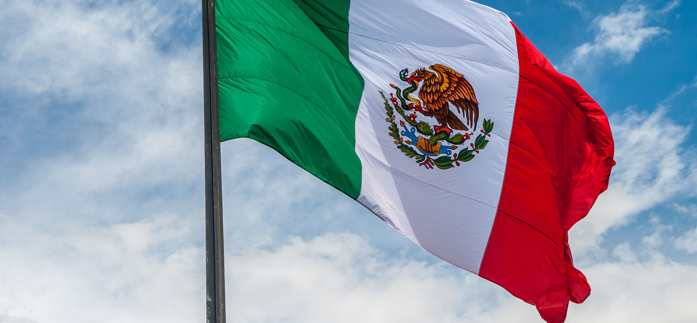 Image: Mexico's national flag. (Photo Credit: Adobe Stock/javarman)