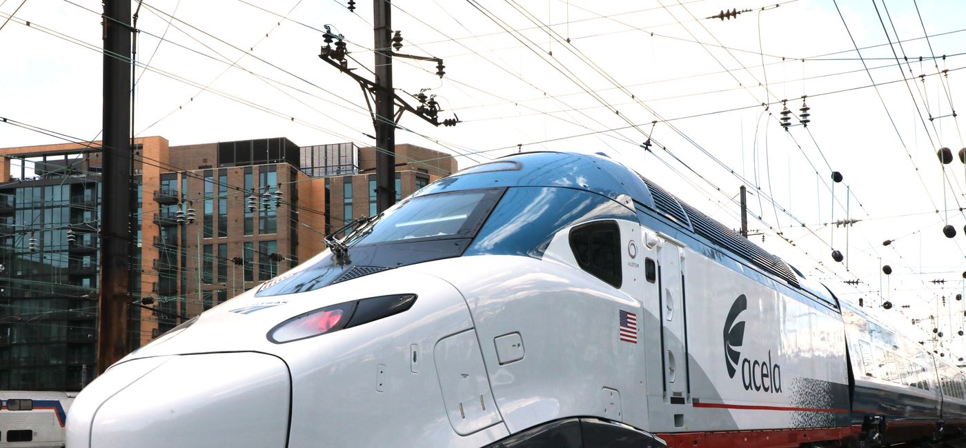 Image: New Acela 21 at Washington Union Station (Photo Credit: Amtrak)