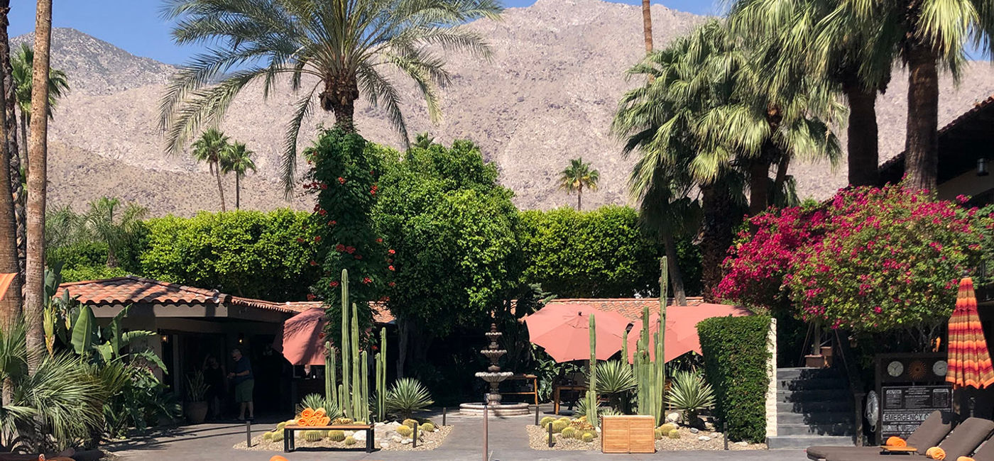 Image: Palm Springs' Santiago Resort. (photo by Paul Heney) (Photo Credit: Photo by Paul Heney.)