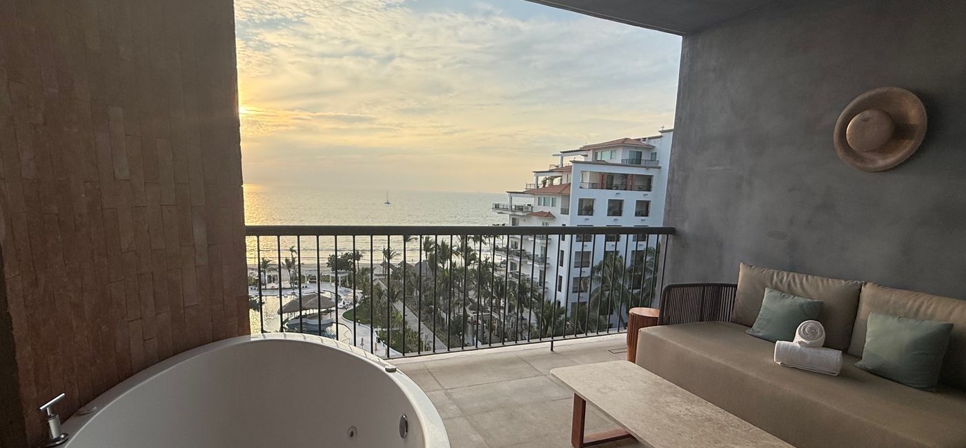 Image: Patio view from UNICO 20°105° Hotel Riviera Nayarit. (Photo Credit: Lark Gould)