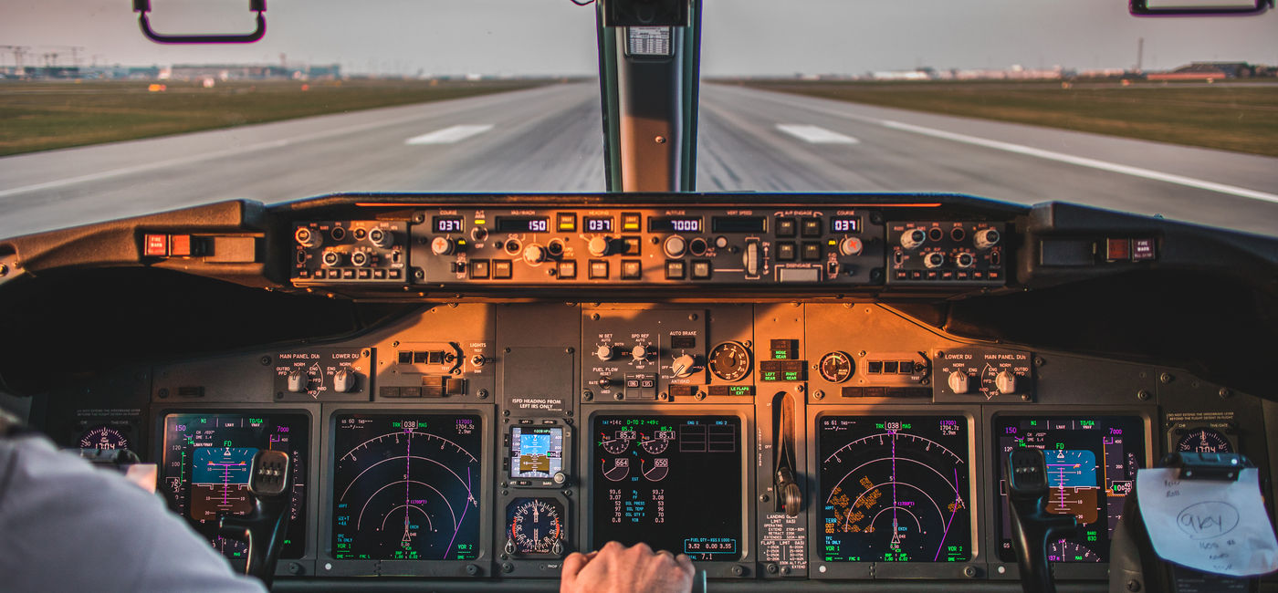 Image: Pilot ready for take off (Photo Credit: Petr / Adobe Stock)