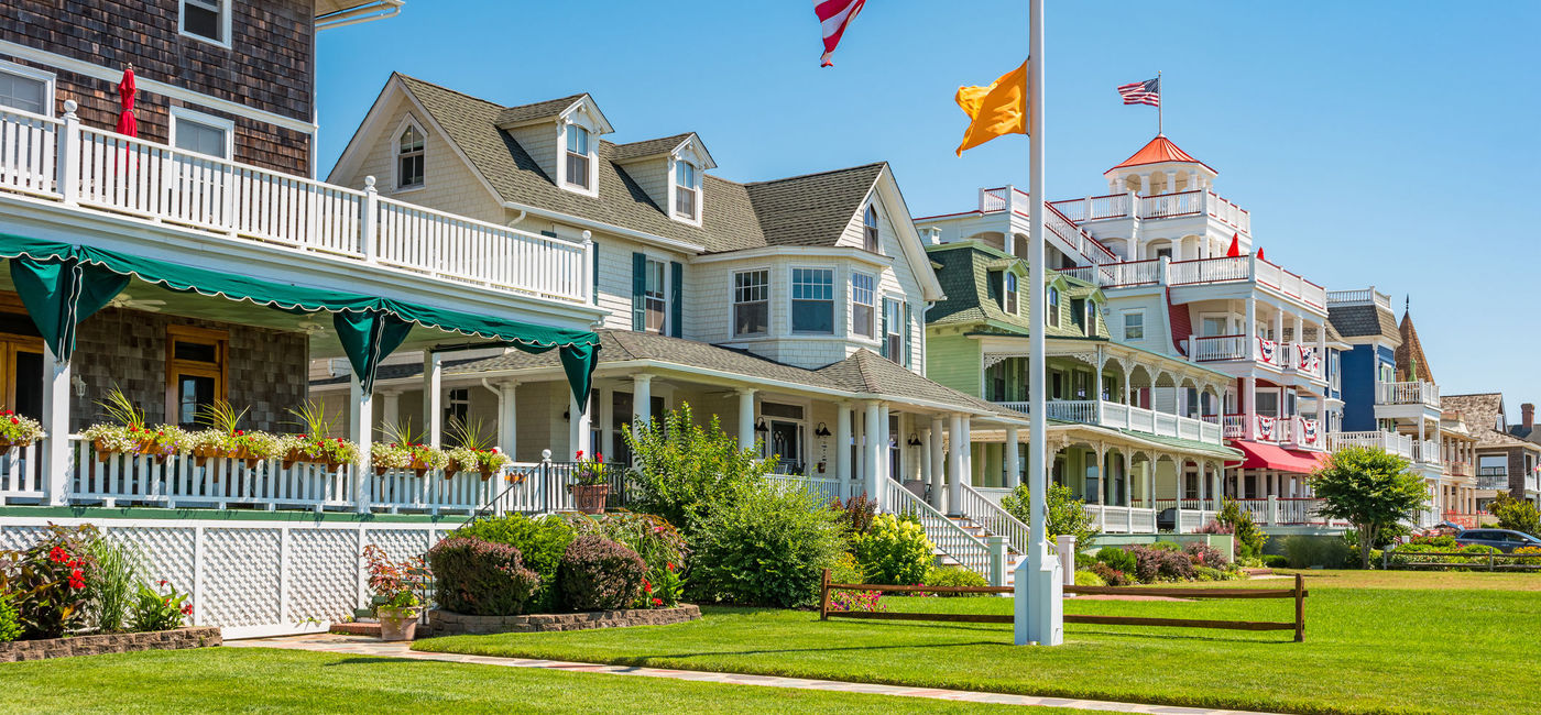 Image: Victorian architecture abounds in Cape May, New Jersey. (photo via iStock/Getty Images Plus/benedek)