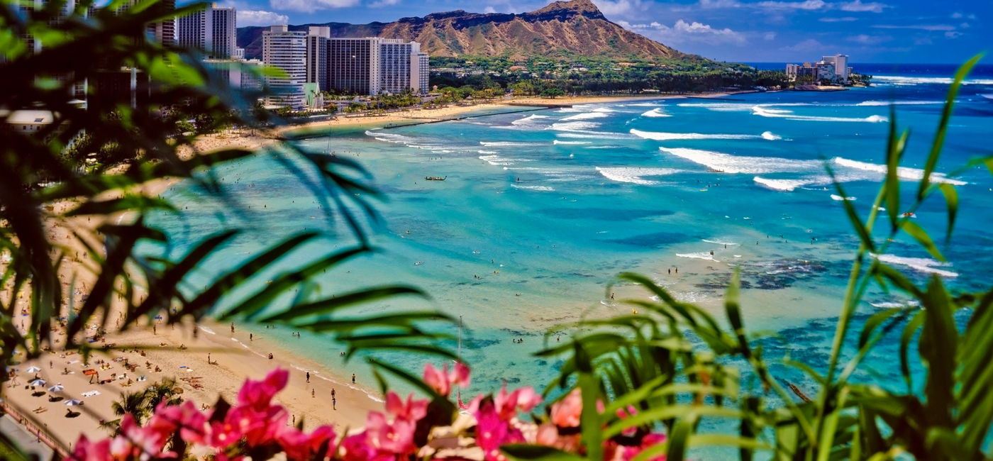 Image: Waikiki Beach and Diamond Head, Honolulu, Hawaii. (Photo Credit: Adobe Stock/tomas del amo)