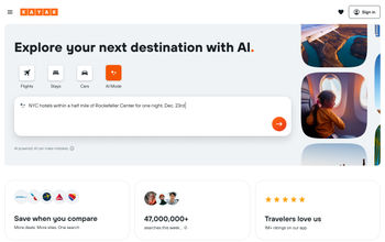 KAYAK has introduced a new feature called "AI Mode” on its platform.