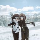 Buddy-moons in the mountains with Classic Vacations