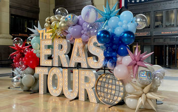 Eras Tour Sign at Union Station in Kansas City