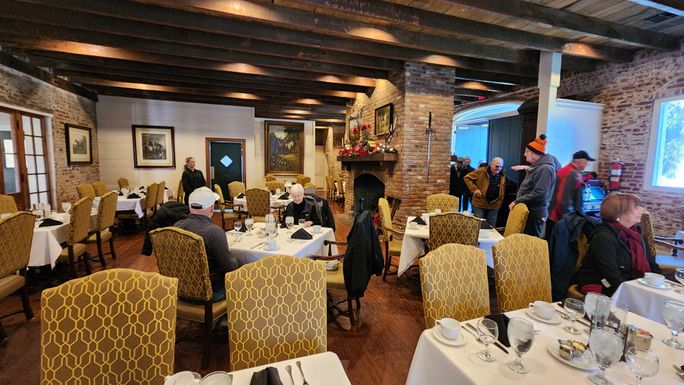 The Castle restaurant at Dunleith Historic Inn in Natchez, Mississippi.