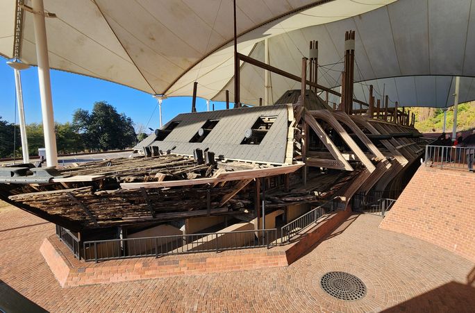 The USS Cairo Gunboat and Museum, located at Vicksburg National Military Park in Vicksburg, Mississippi.