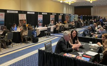 An appointment session at the 2025 USTOA Conference and Marketplace inside Gaylord National Resort & Convention Center
