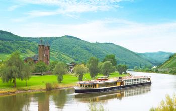 A Trafalgar river cruise ship in the Rhine