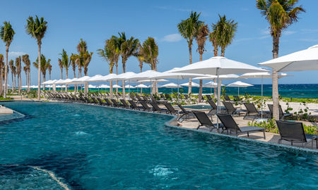 Hilton Tulum Riviera Maya All-Inclusive Resort, Mexico, Yucatan Peninsula, Caribbean Sea, swimming pool